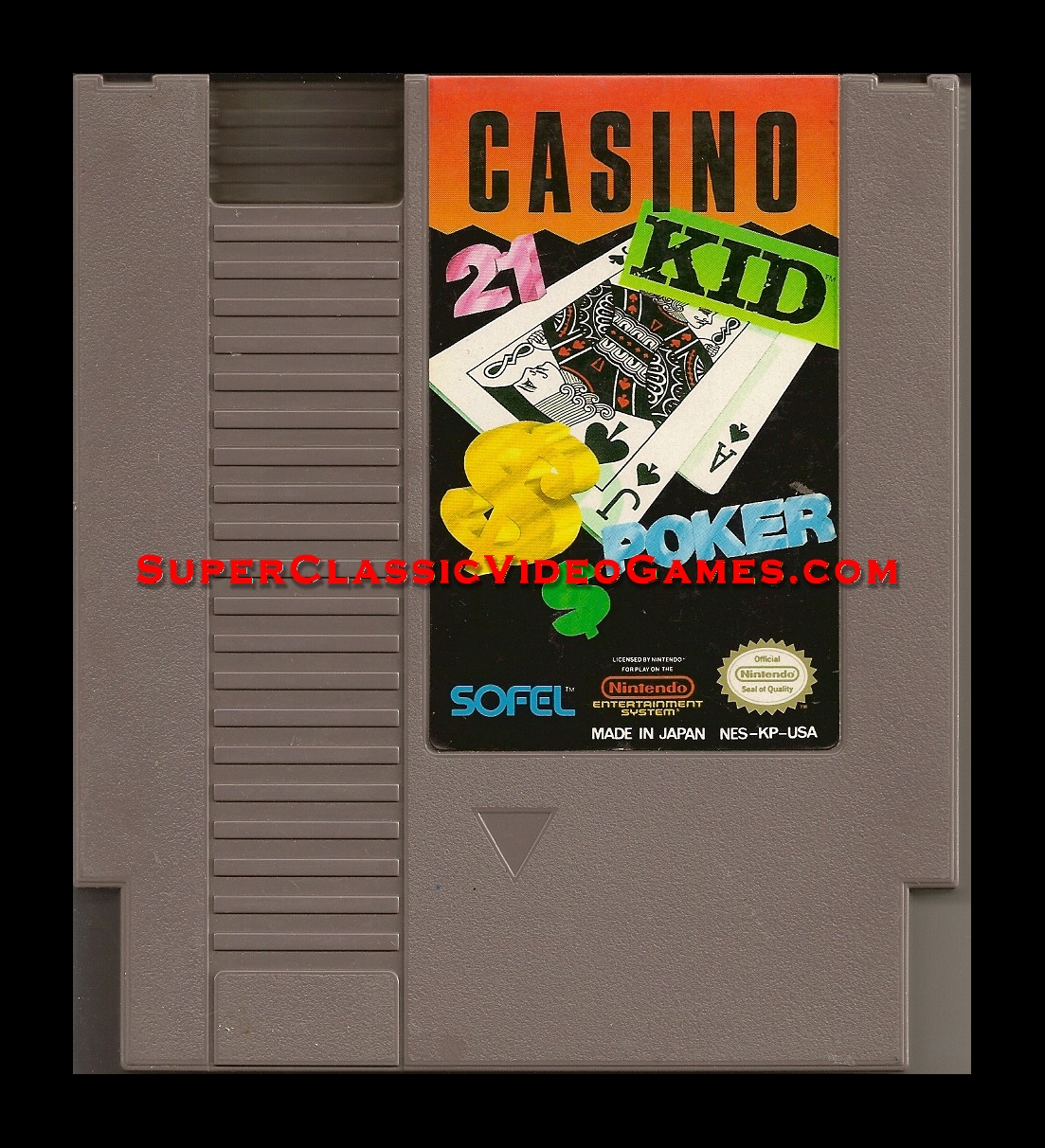Casino Kid NES cartridge