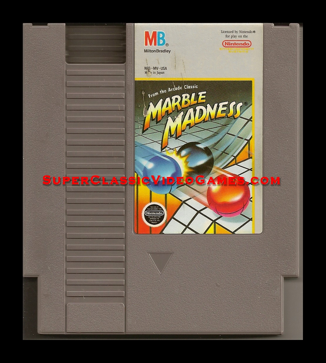 marble madness nes cartridge