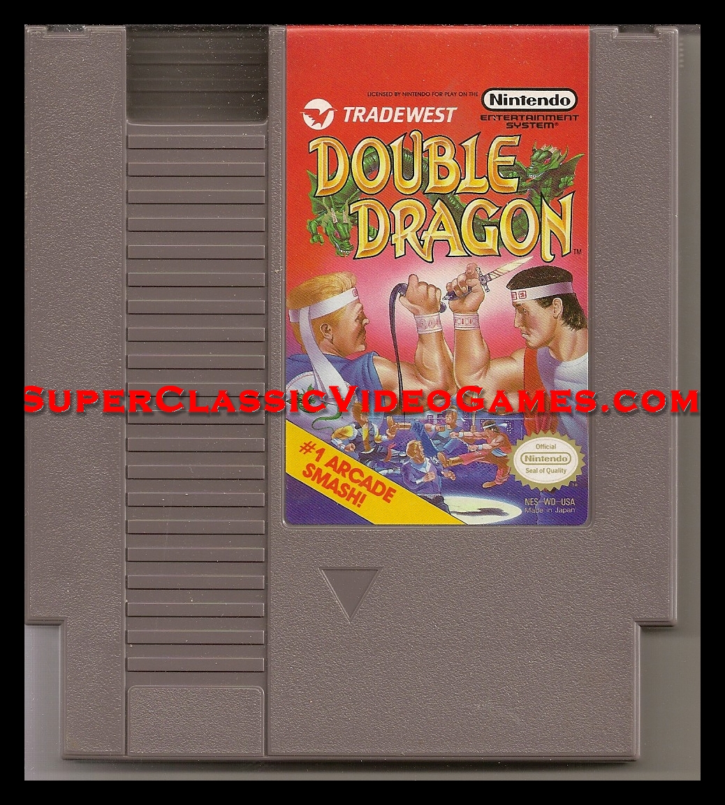 Double Dragon Nintendo NES cartridge
