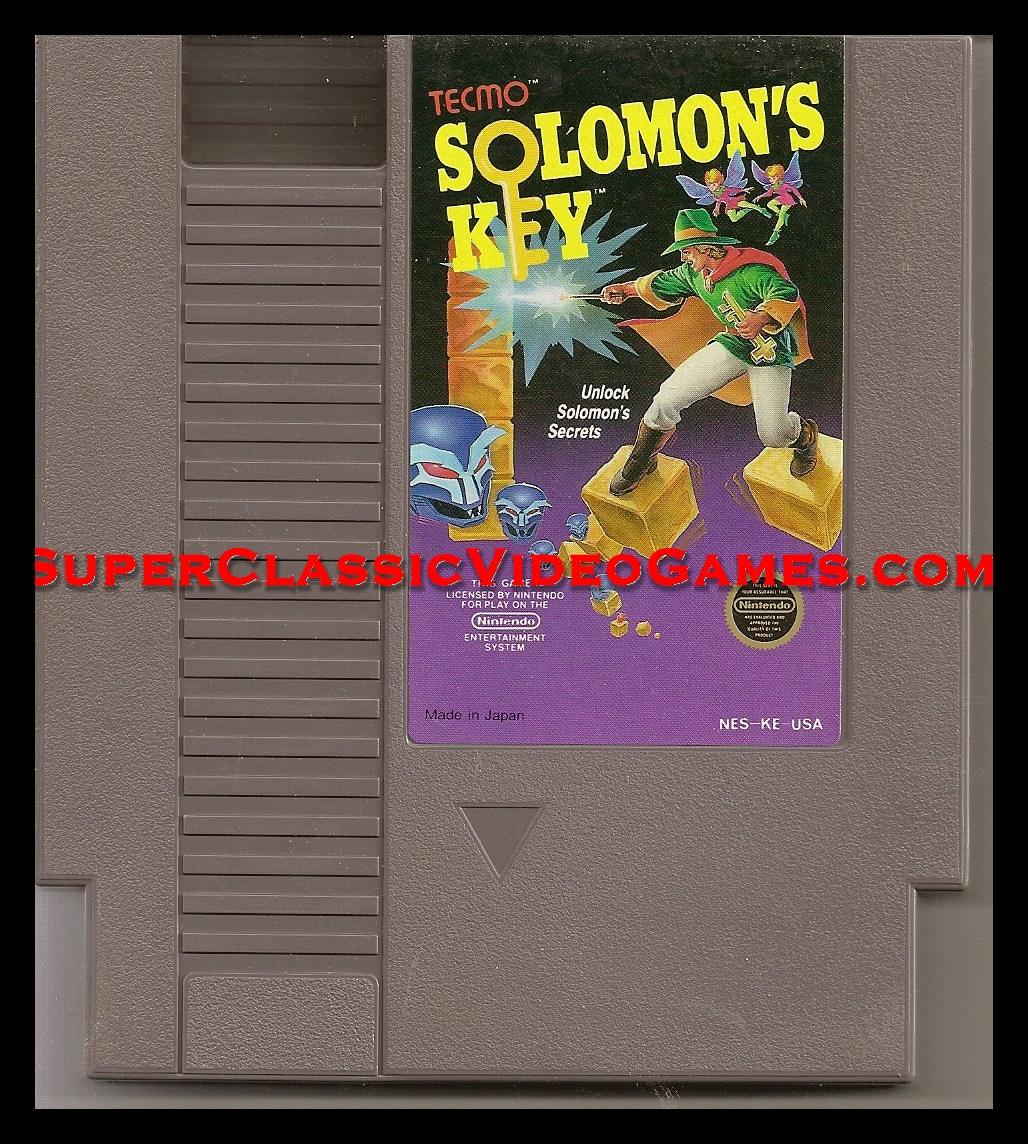 Solomons key Nintedo NES cartridge