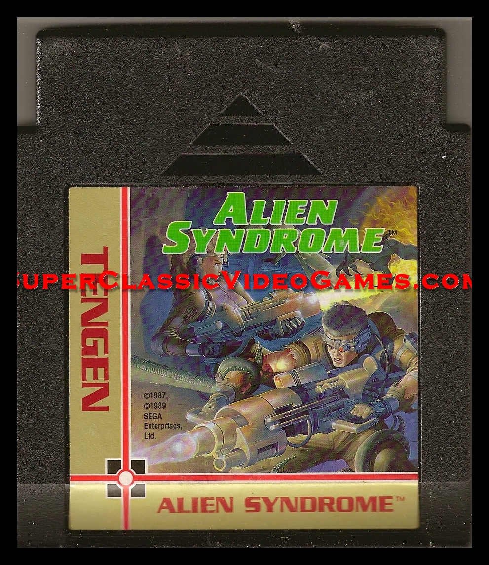 Alien Syndrom Nintendo NES cartridge