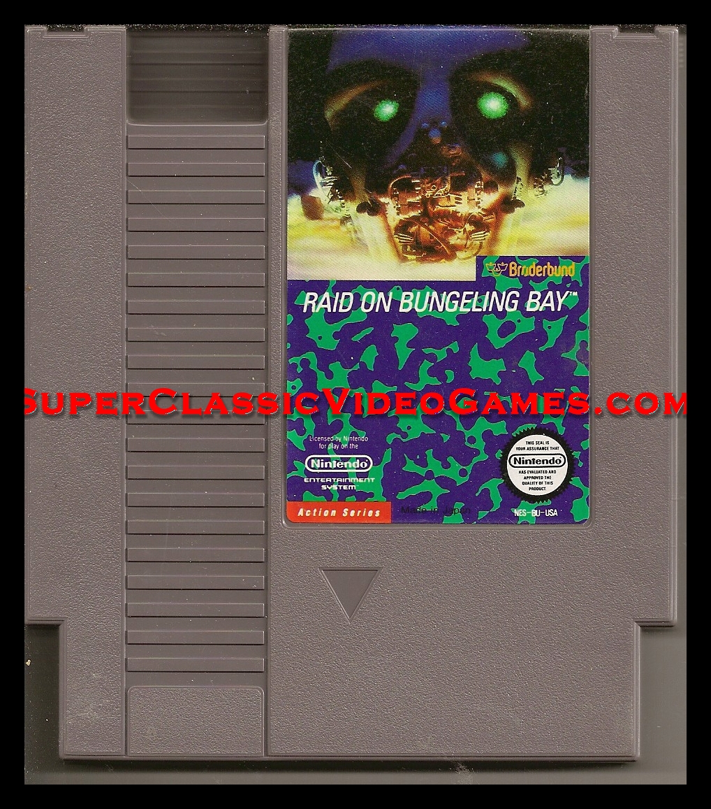 Raid on Bungeling Bay Nintendo NES cartridge