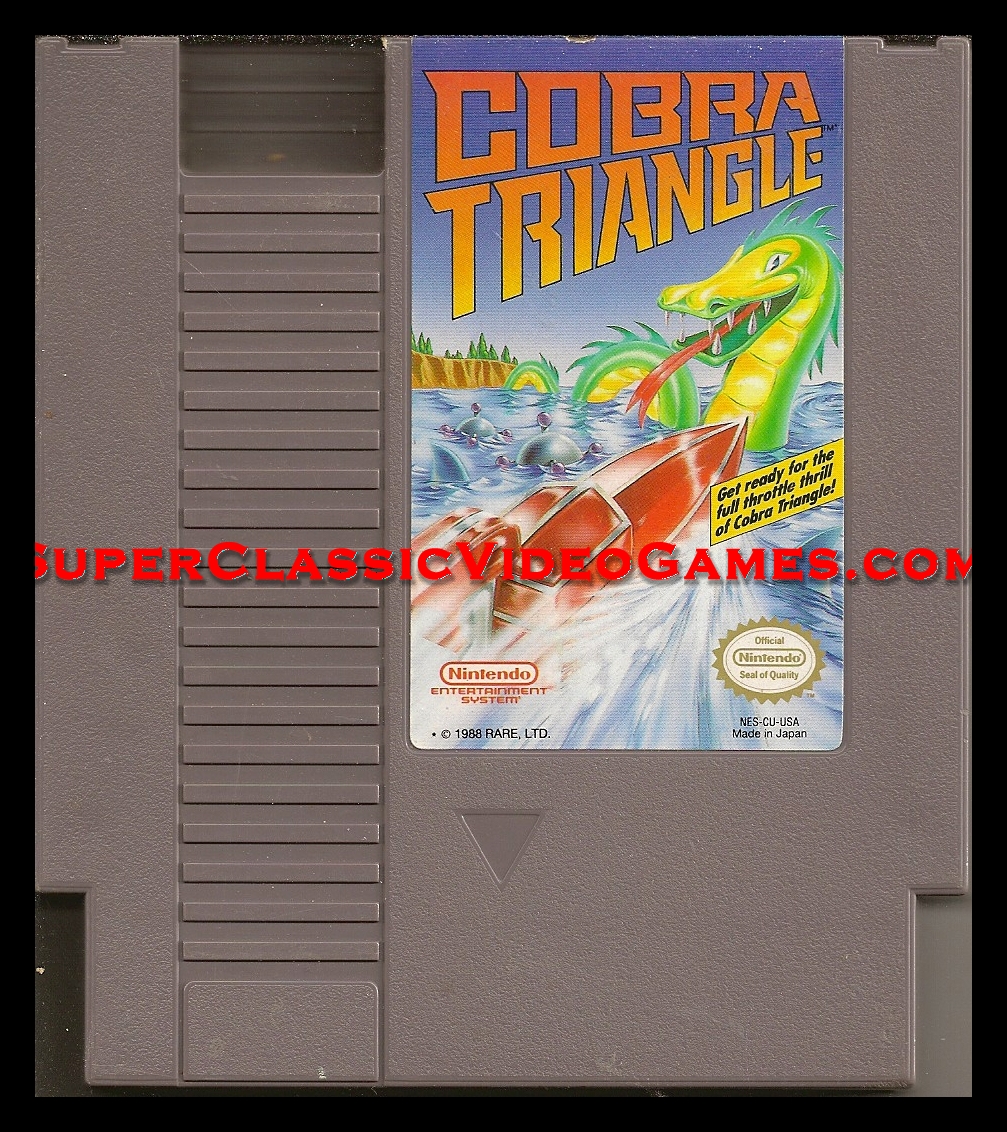 Cobra Triangle Nintendo NES cartridge
