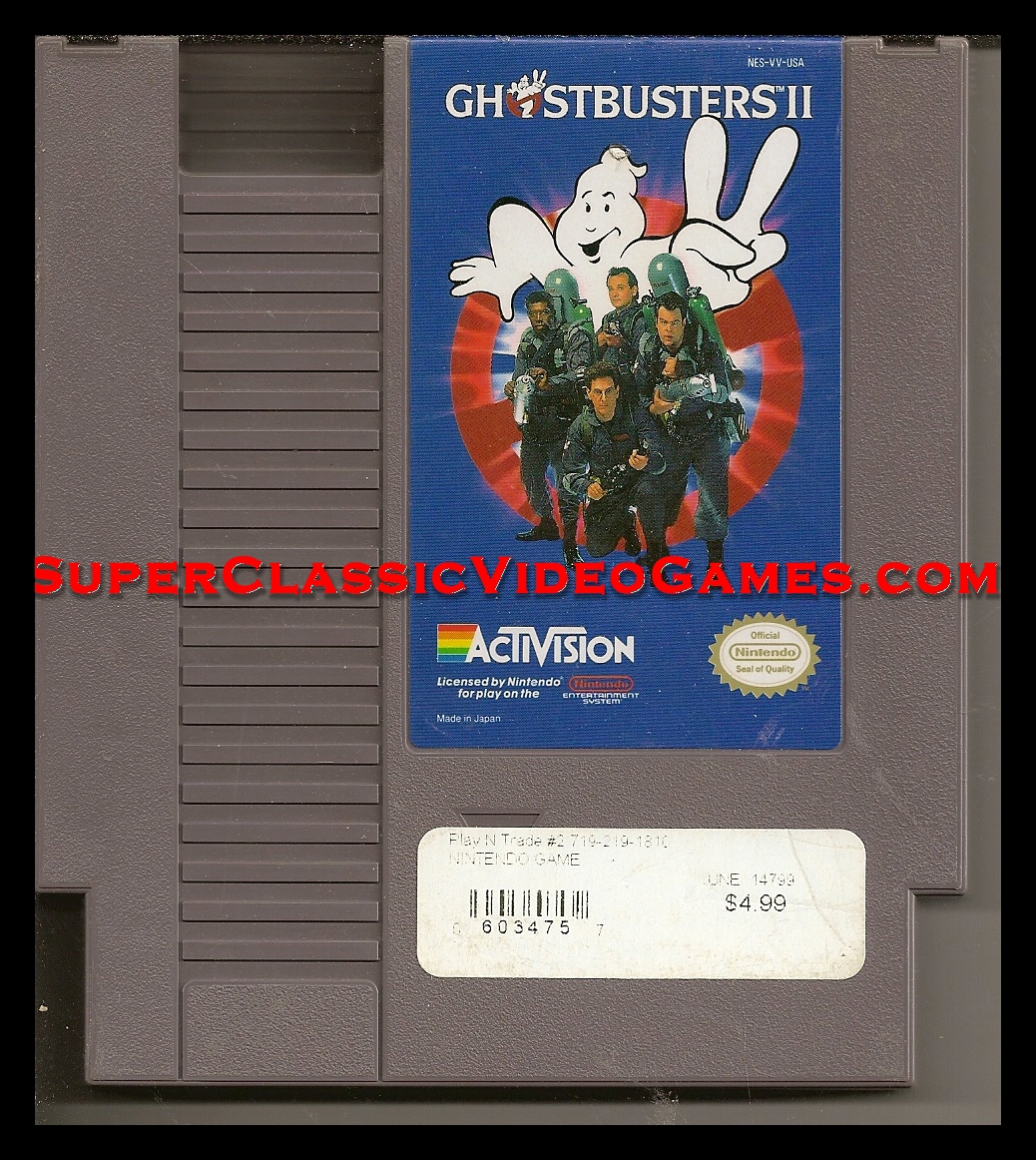 Ghost Busters 2 Nintento NES cartridge