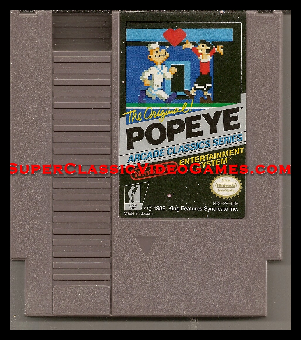 Popeye Nintendo NES cartridge