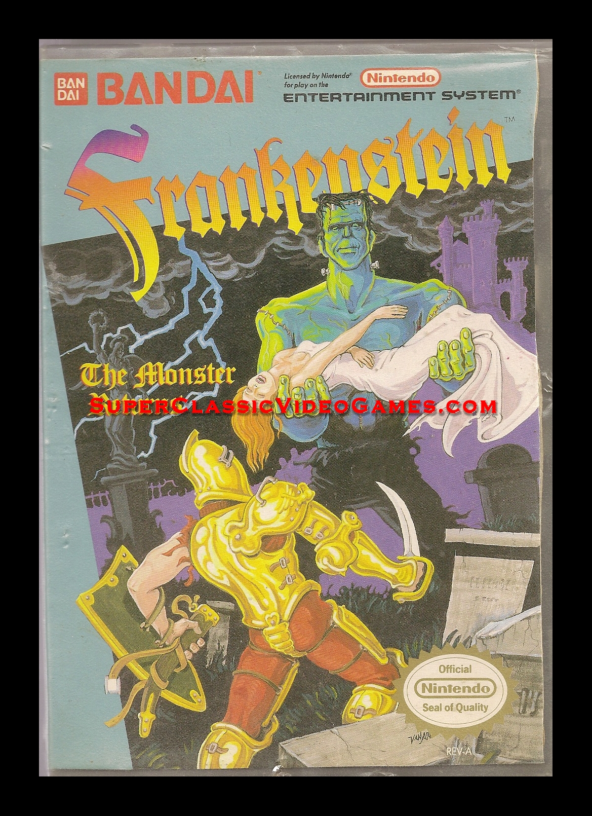 Frankenstein nes cartridge