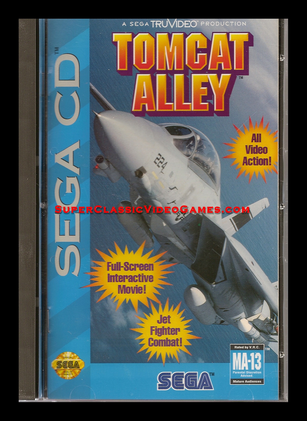 SEGA CD - TOMCAT ALLEY front