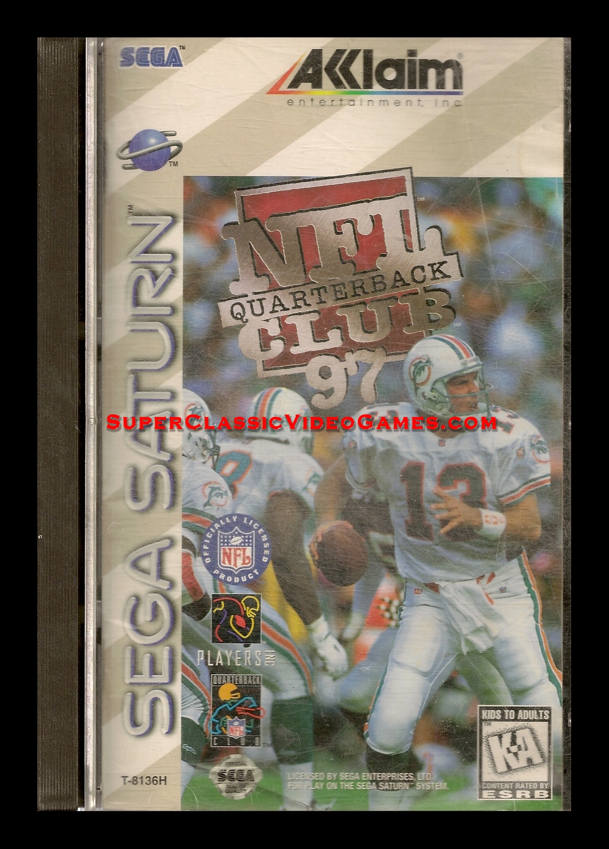 SEGA SATURN - NFL QUARTERBACK CLUB 97 front