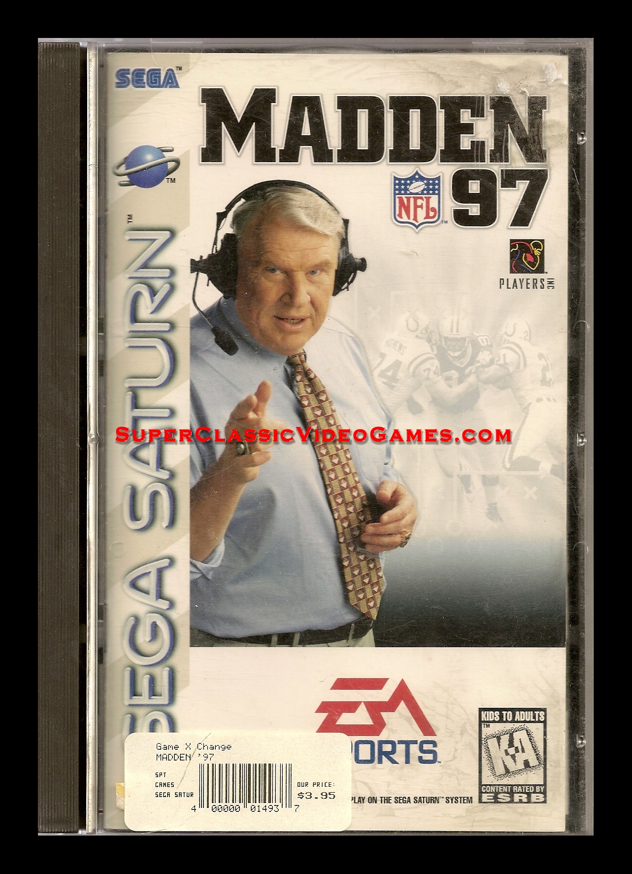 SEGA SATURN - MADDEN 97 FRONT