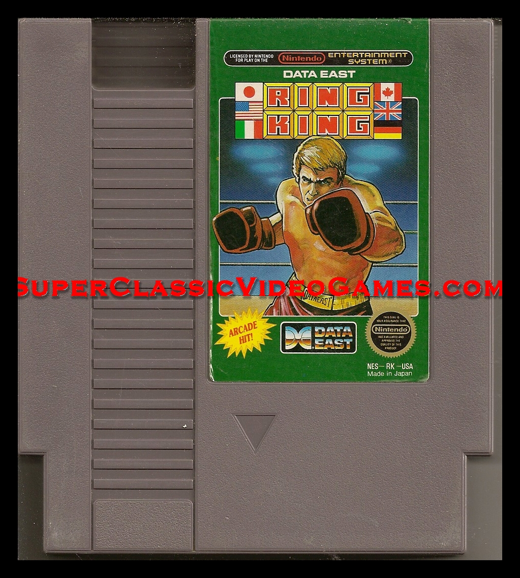 Ring King Nintendo NES cartridge