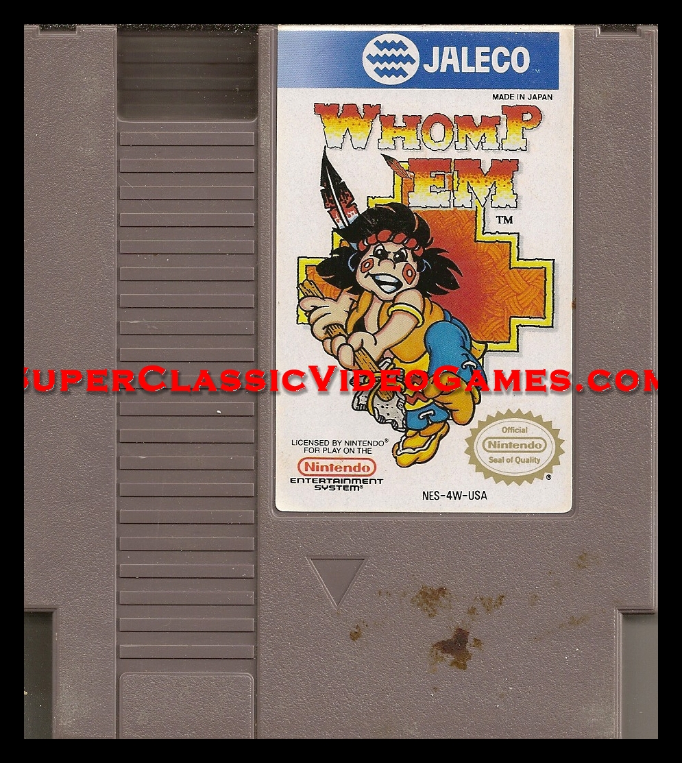 Whomp em Nintendo NES cartridge