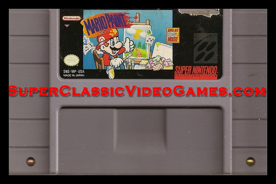 Mario Paint cartridge for sale.