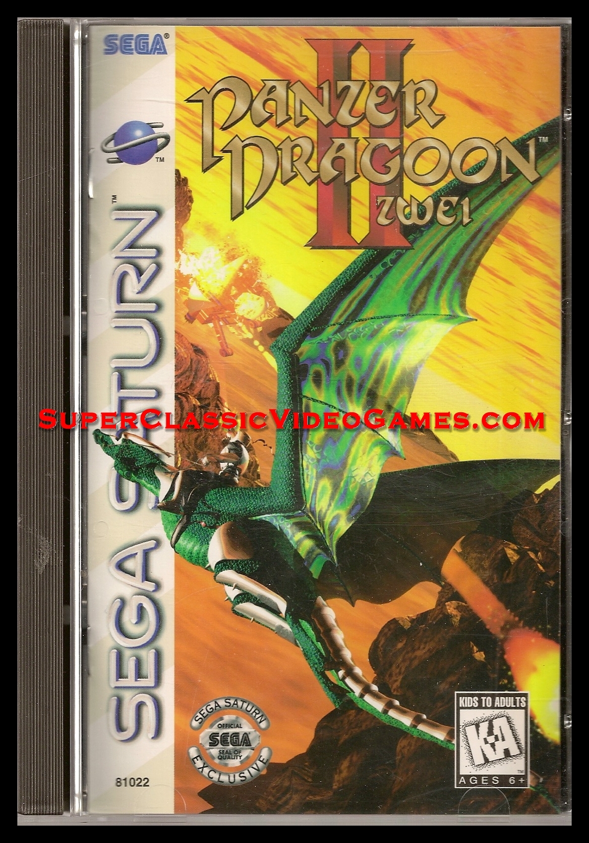 Panzer Dragoon II Zwei Sega Saturn Game