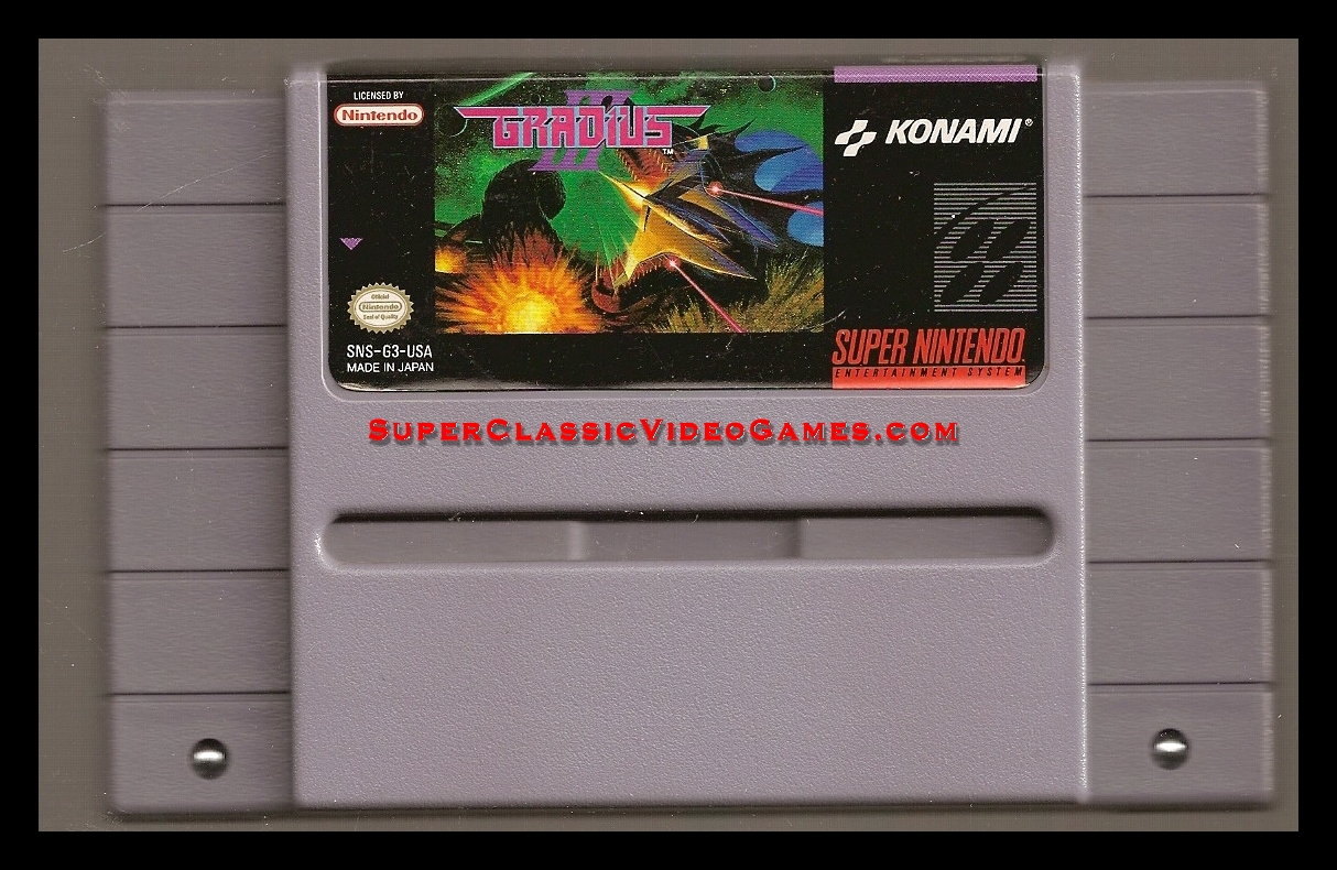 GRADIUS 3 SNES CARTRIDGE