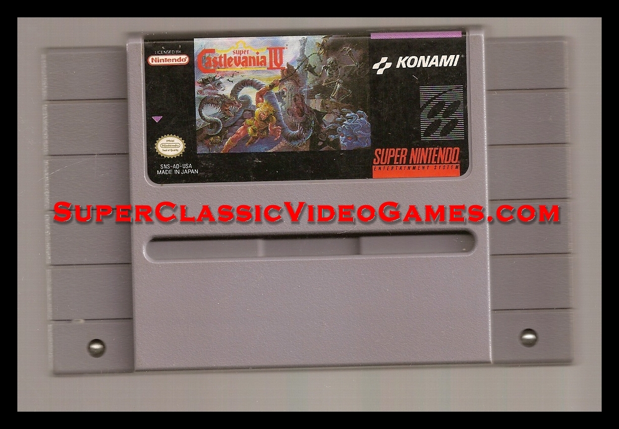 Super Castlevania 4 cartridge