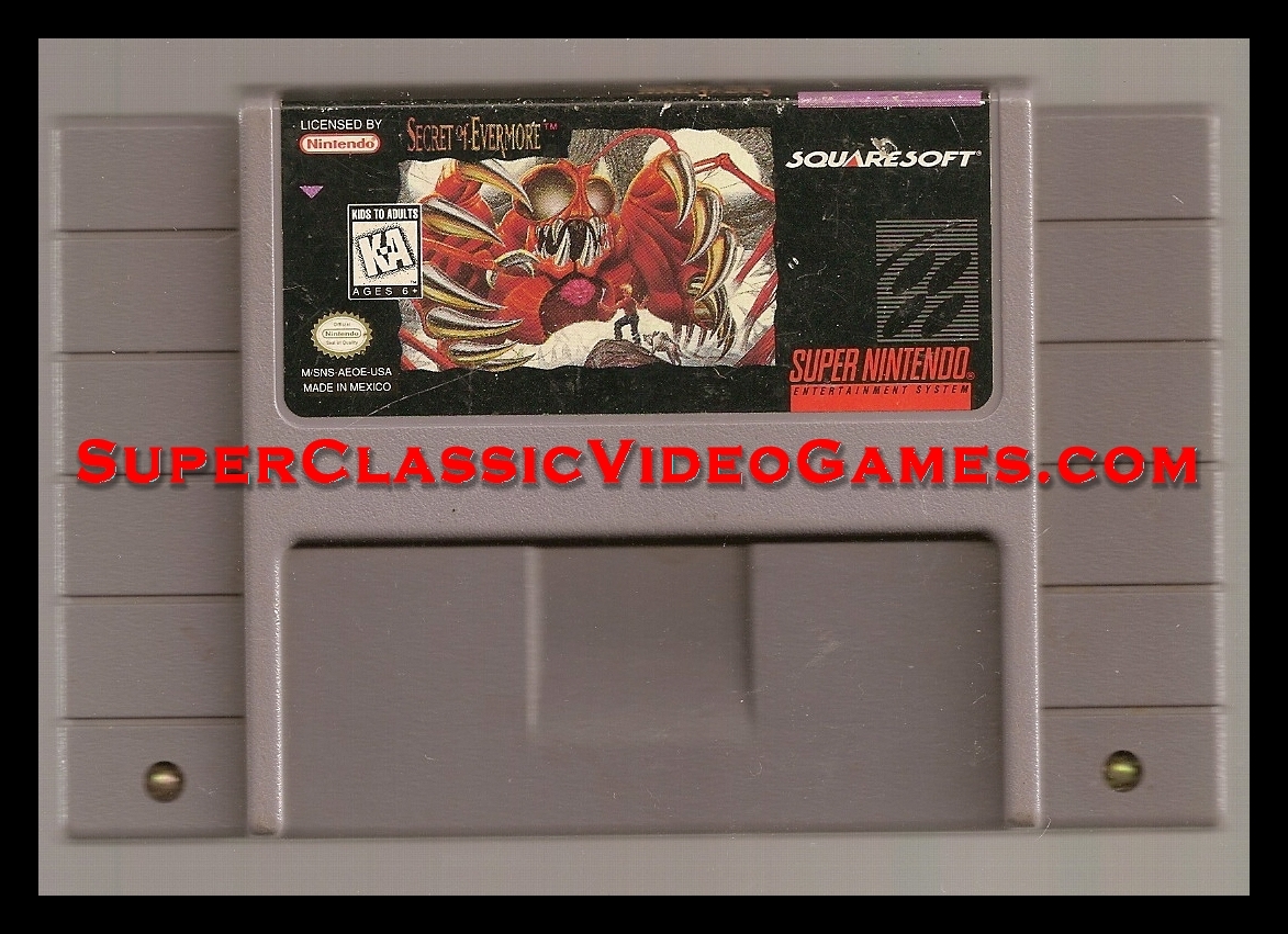 SECRET OF EVERMORE CARTRIDGE FOR SALE